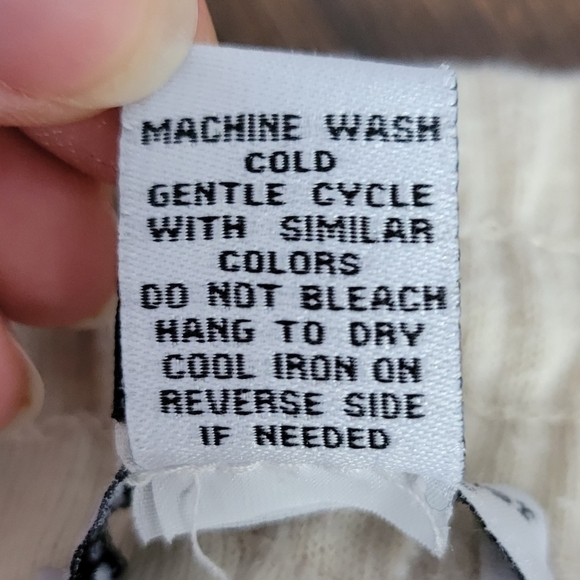 BETTER TOGETHER // cream super soft tie elastic waist banded cuffs lounge pants - Picture 5 of 6